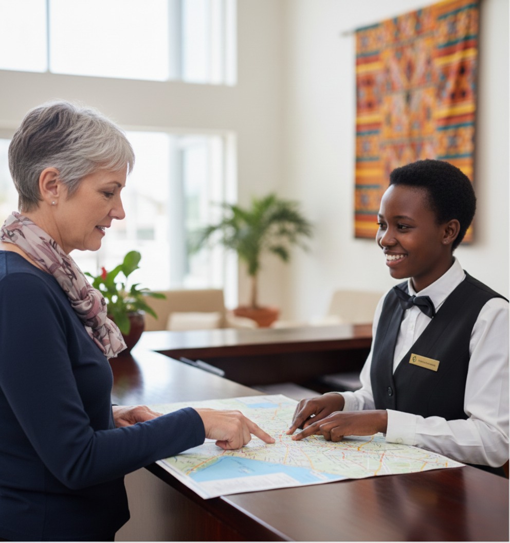 Rwandan hospitality and service excellence (alternate)